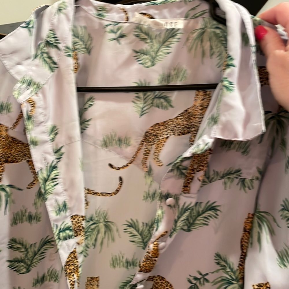 Neon rose tiger dress super cute!